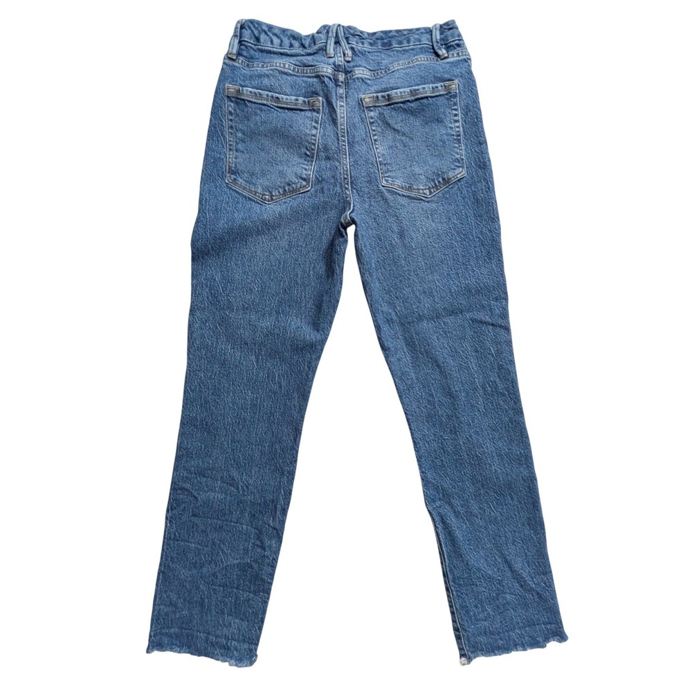 Good American Good Classic Jeans Cotton Lyocell Raw Hem Size 8/29 GCRH086TFT - Picture 3 of 10